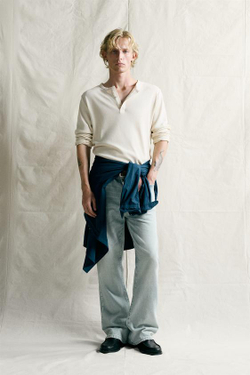 ZARA ДЖИНСЫ BOOTCUT FIT, ГОЛУБОЙ