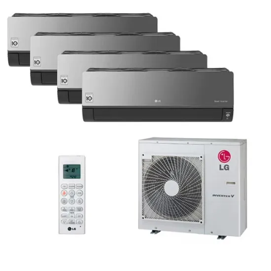 Мультисплит система на 4 комнаты LG AM07BP x 4 / MU4M25