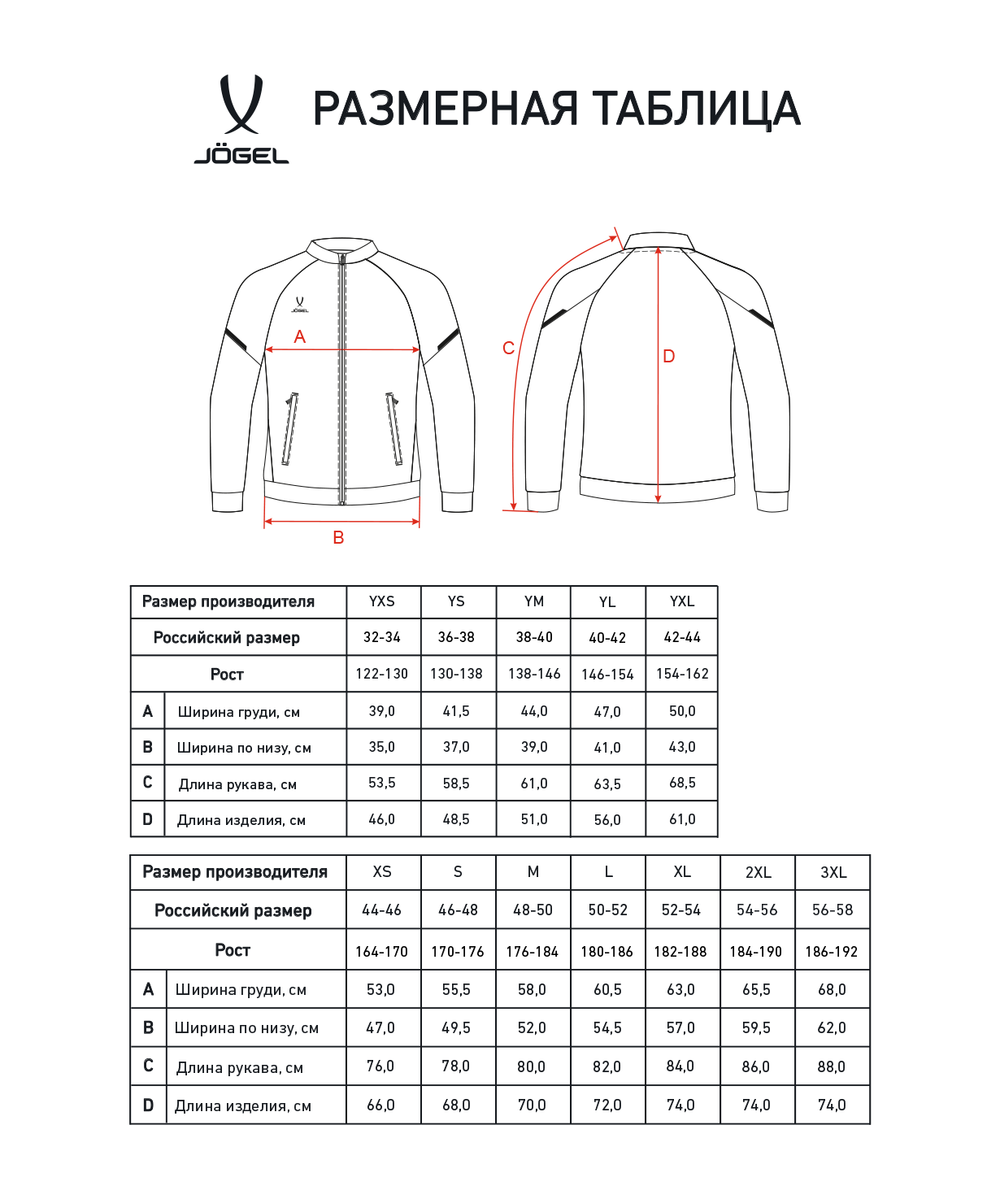 Олимпийка JOGEL CAMP 2 Track Jacket, серый, детский