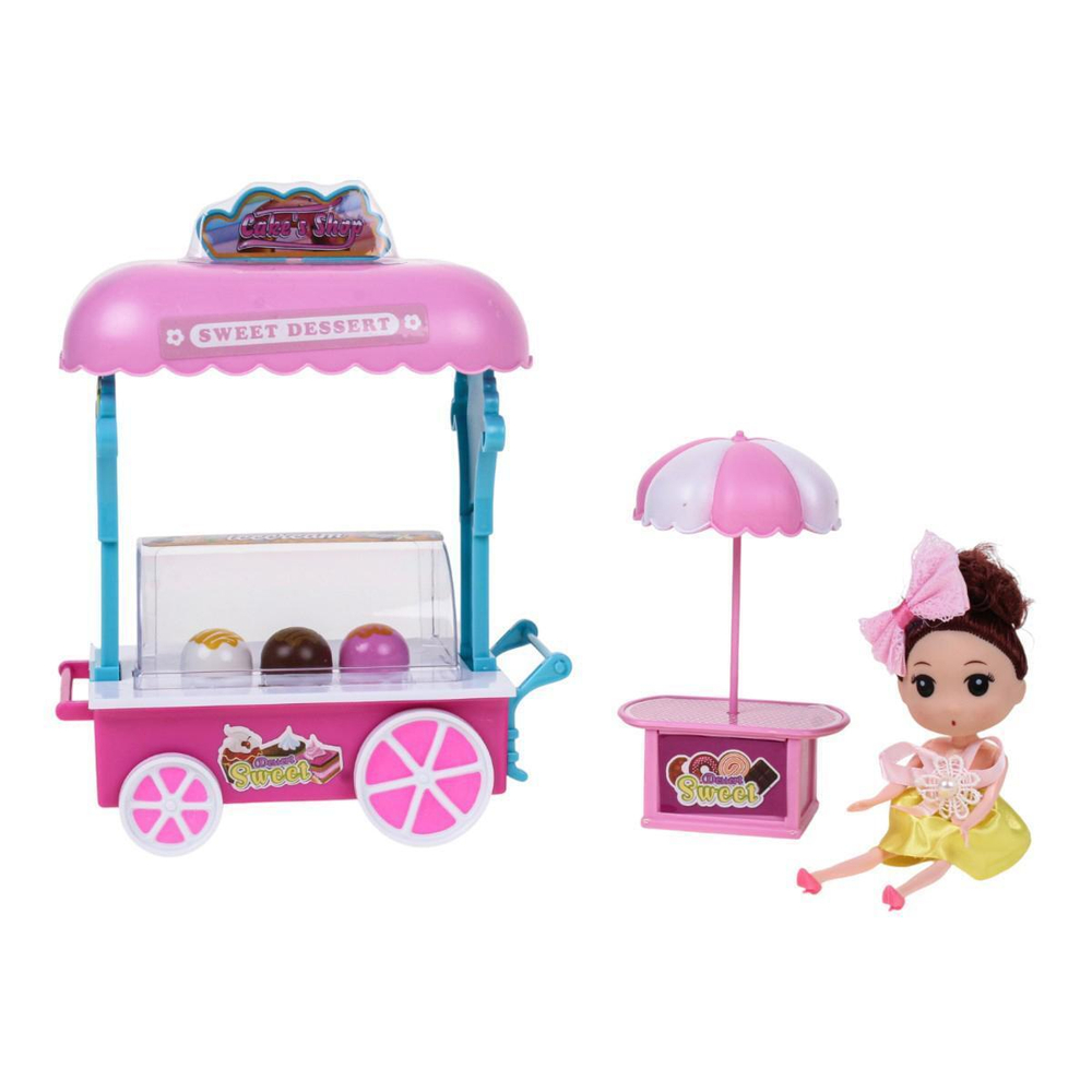 Игровой набор для девочек с куклой, коробка 71022-19