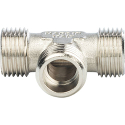 Тройник НР никелированный    3/4"
