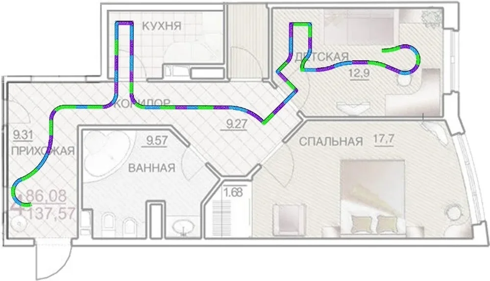 Walkedges наборы (бордюры для прогулок) 20 м.