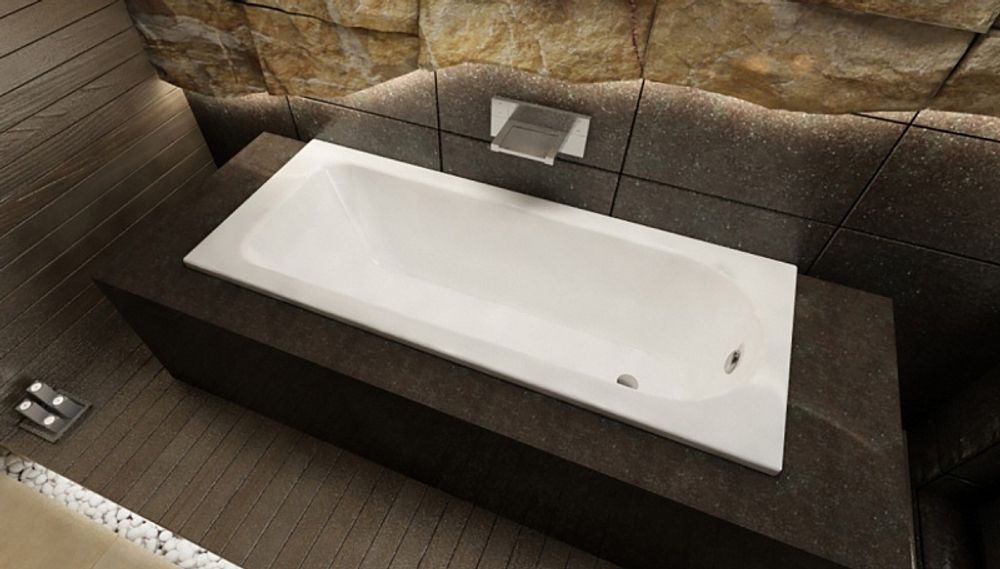 Стальная ванна Kaldewei SANIFORM PLUS Mod.360-1, размер 1400*700*410, alpine white, без ножек