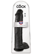 Фаллоимитатор-гигант на присоске King Cock 15" Cock with Balls Pipedream