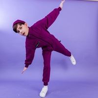 Комбинезон без капюшона унисекс "PURPLE" подростковый