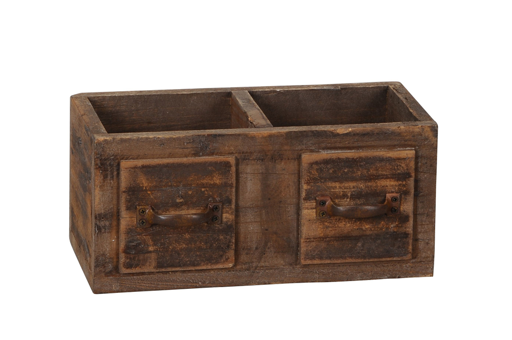 Ящик для хранения из дерева "Ланцет" CAMPO Home & Garden 16х14х30см