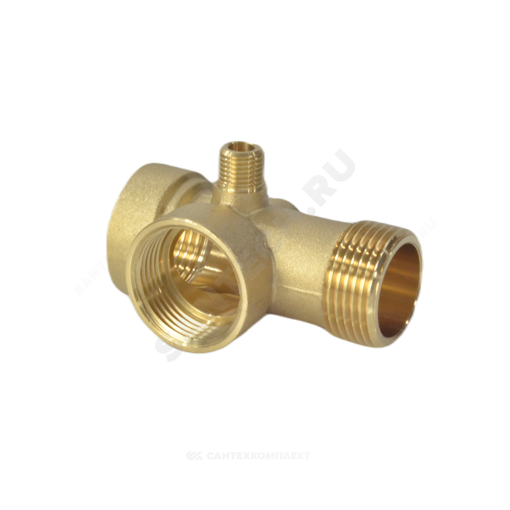 Штуцер пятивыводной латунь R5V 3x1"+2x1/4" удлиненный Джилекс 9006