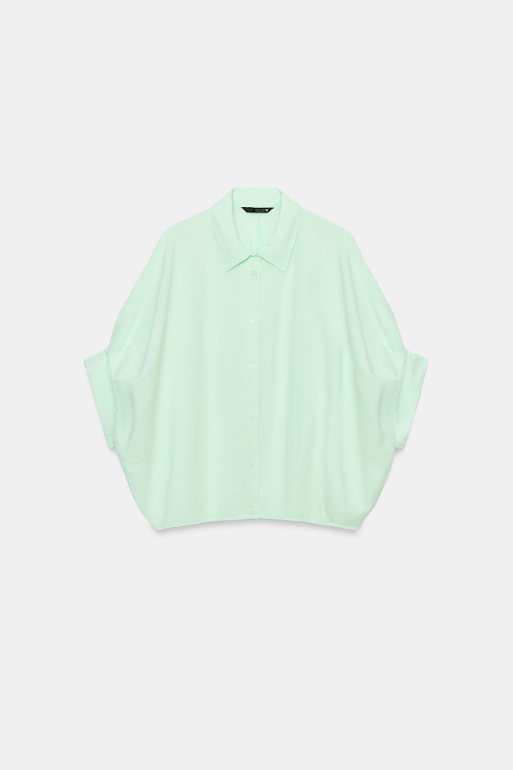 РУБАШКА ОБЪЕМНОГО КРОЯ — ZARA