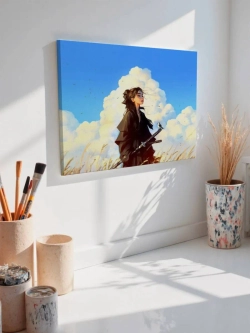 Картина на стену 40 X 50 Девушка самурай