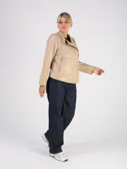 Кожаная куртка демисезонная косуха