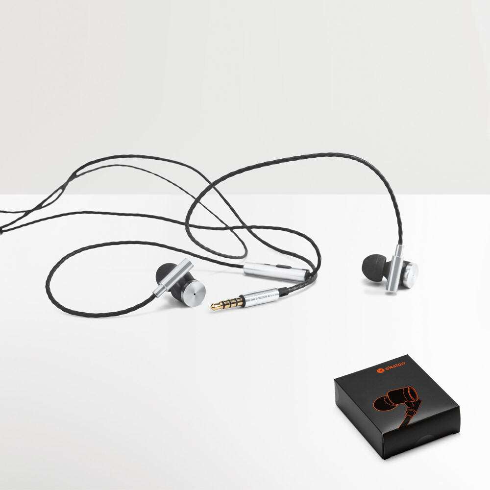 VIBRATION. Наушники из металла и ABS с микрофоном