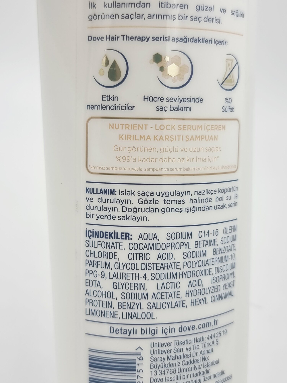 Шампунь против ломкости Dove Hair Therapy Breakage Remedy  без сульфатов с протеином, 350 мл (Турция)