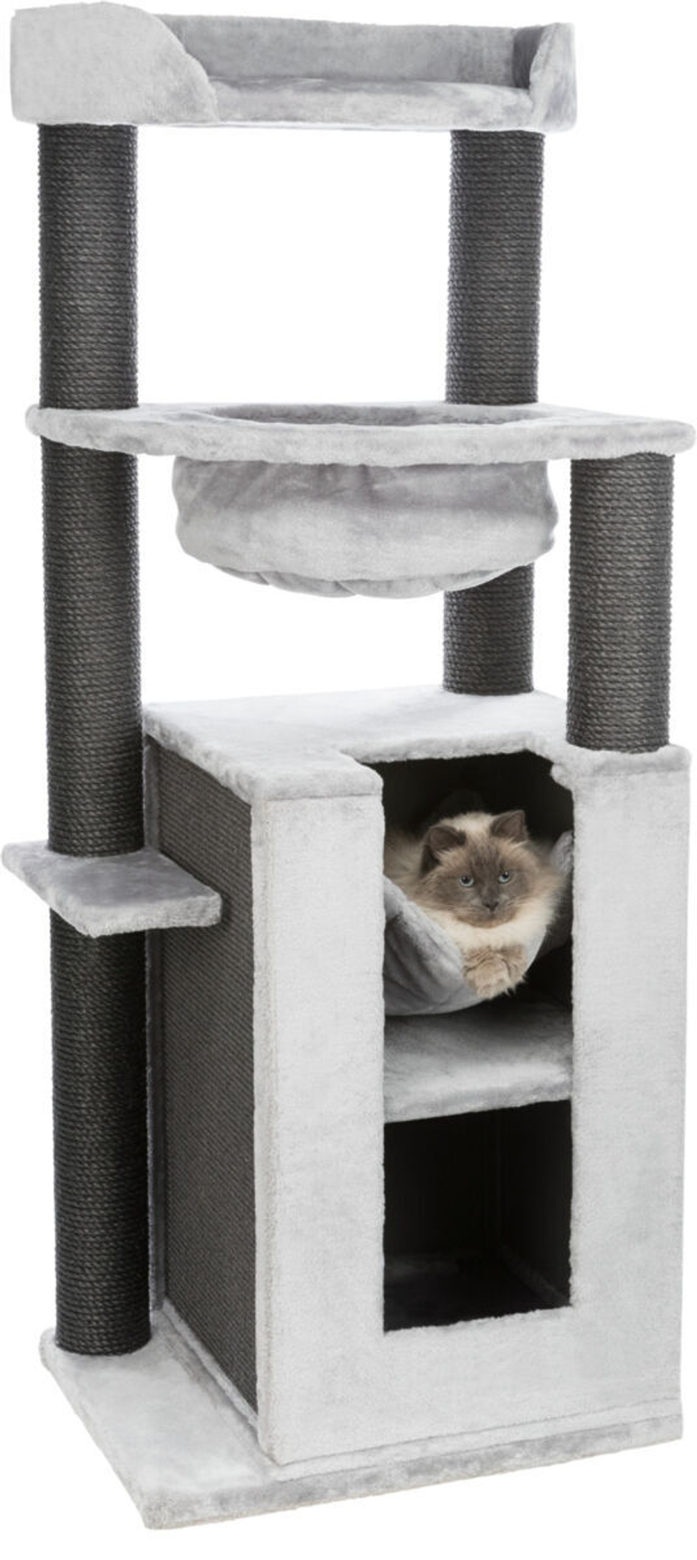 Домик для кошки Leandro XXL, 163 см, светло- серый, Trixie