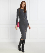 Хлопковое платье Pinko - графитовый(101926 A15S)