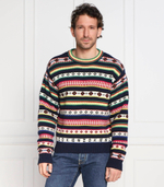 Хлопковый свитер Kenzo - темно-синий(FC65PU3173CH)