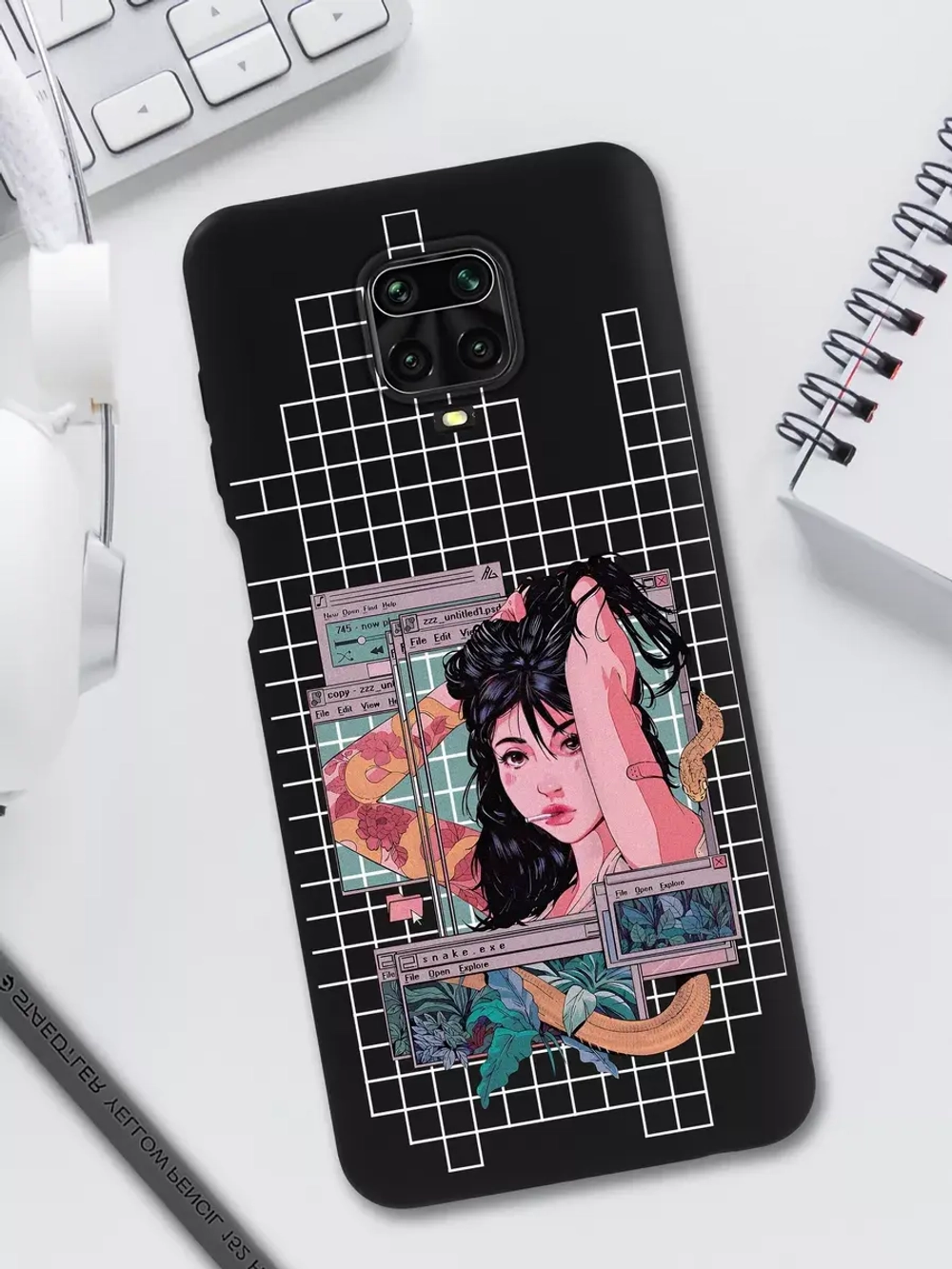 Чехол для Xiaomi Redmi Note 9 Pro с принтом