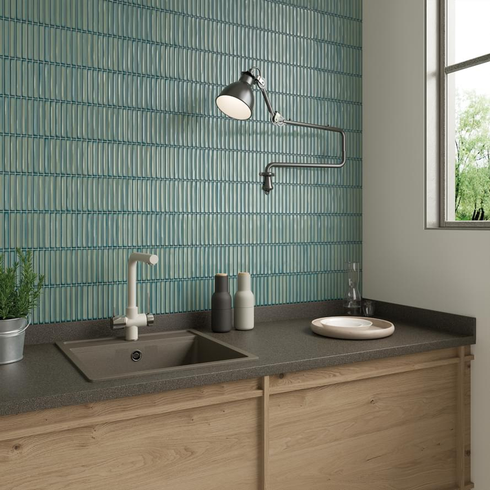DNA Tiles Osaka Bars White 12.5x25