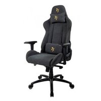 Компьютерное кресло (для геймеров) Arozzi Verona Signature Soft Fabric - Gold Logo (VERNAZZA-SFB-LG)