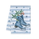 Полотенце кухонное «Winter - Коньки» 40*57 см, микрофибра 200 гр/м2