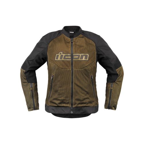 Купить Мотокуртка Текстильная Icon Overlord 3 Mesh Jacket / Женская / Черно-зеленый