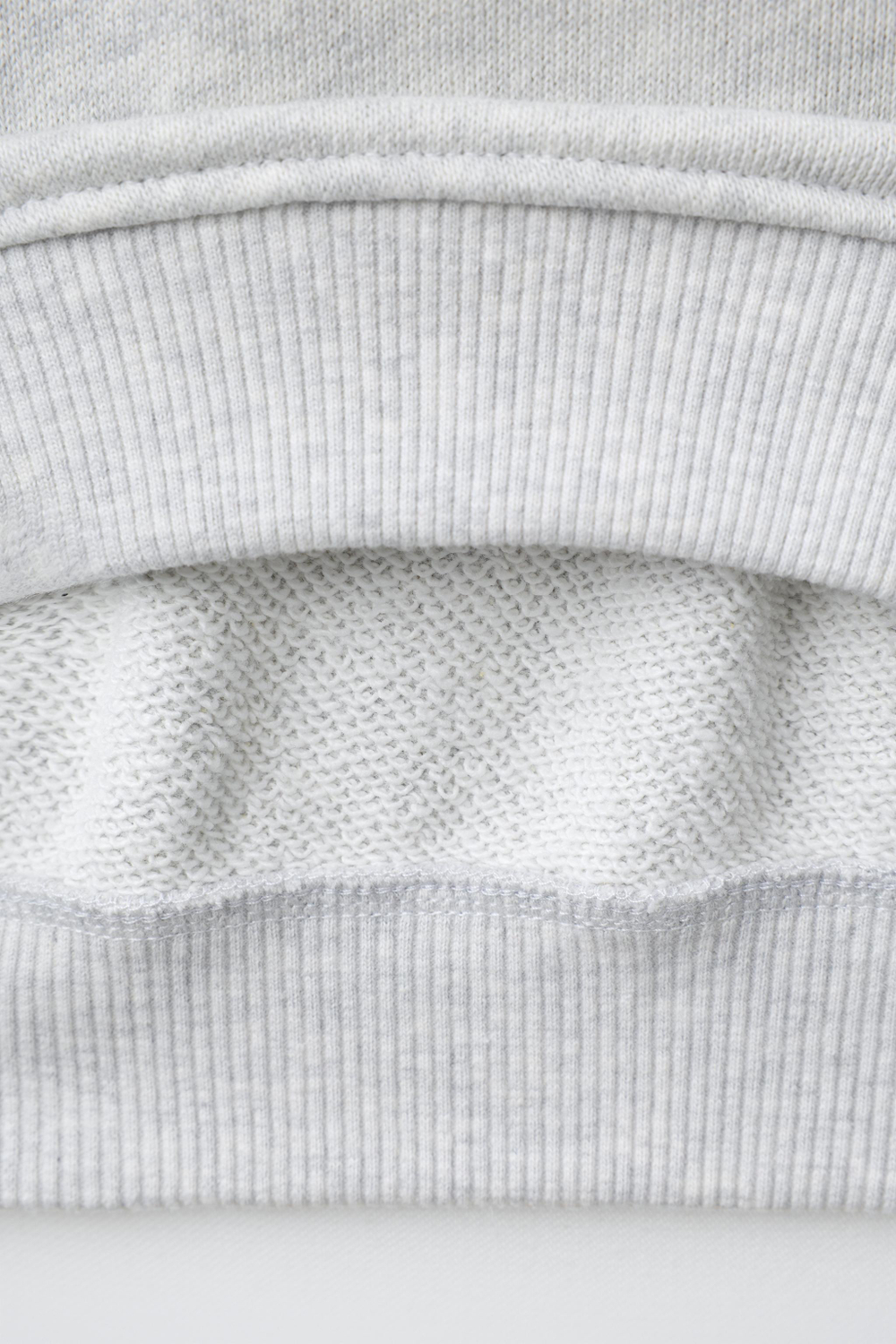 ZARA - FRUIT OF THE LOOM™ ТОЛСТОВКА С ВЫШИВКОЙ, СЕРЫЙ МЕЛАНЖ