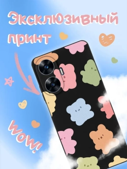 Чехол на Realme C55 с принтом