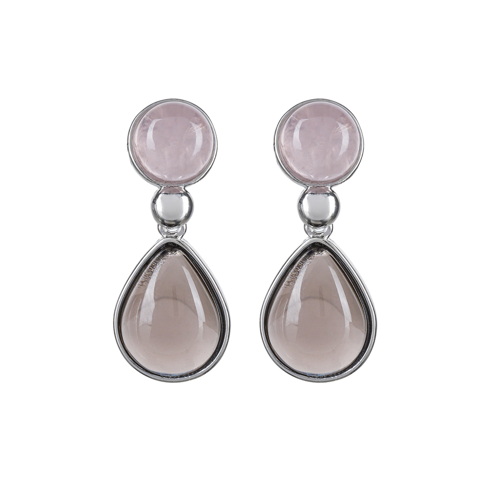 Серьги Possebon Q.Rose, Obs Fume A0738.7.11 S