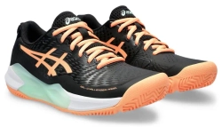 Женские кроссовки для padel Asics Gel-Challenger 14 Padel - black/bright sunstone