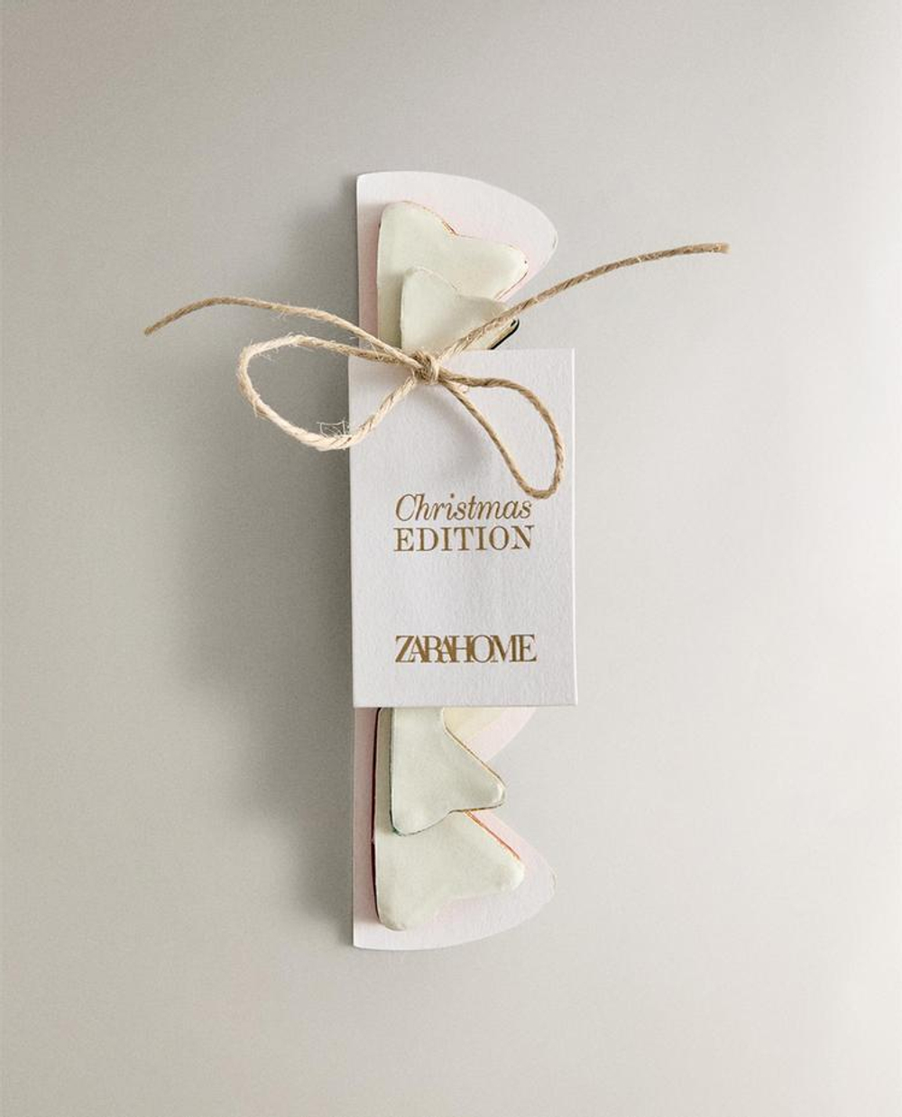 ZARA HOME НАБОР БУМАЖНЫХ НОВОГОДНИХ УКРАШЕНИЙ «КОНФЕТЫ» (2 ШТ.), ЗЕЛЕНЫЙ