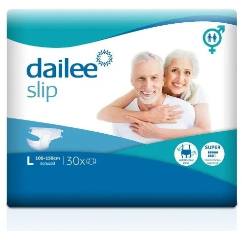 Подгузники для взрослых DAILEE SUPER Large (L), 30 шт