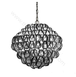 Pendant design lamp Giogali SP 80 by Vistosi (Black)