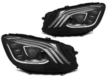 Фары передние LED BLACK для MERCEDES W222 13-17