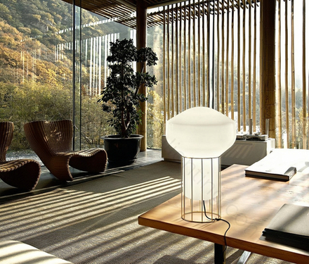 Table design lamp Aerostat by Fabbian