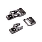 Крючки пришивные декоративные 15х7 мм, pewter, 10 шт