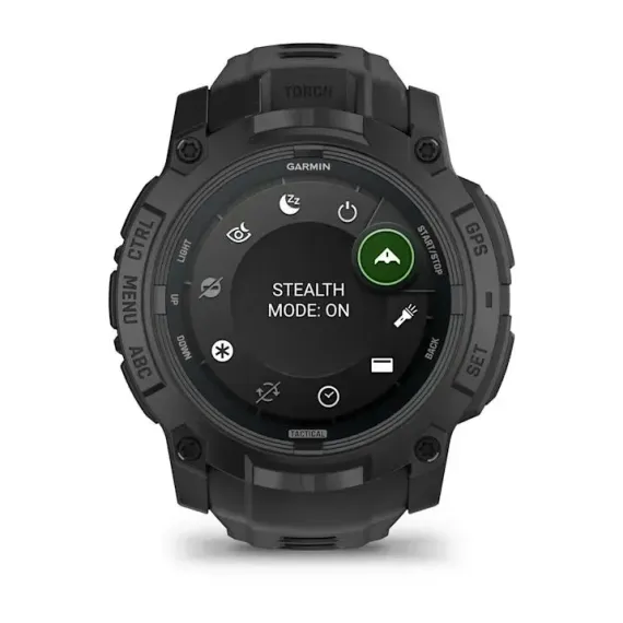 Смарт-часы Garmin Instinct 3 (50 мм) AMOLED Tactical Edition черные