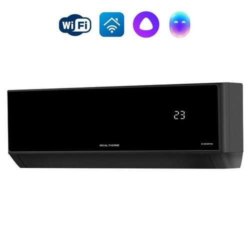 Сплит-система ROYAL THERMO, BAROCCO DC BLACK Inverter, RTBI/in-09HN8/black / RTBI/out-09HN8/black