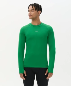 Лонгслив компрессионный утепленный Jogel CAMP 2 PerFormDRY Baselayer Top Warm, зеленый 72