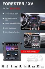 Магнитола для Subaru 2017-2023 Forester 5, XV 2, Impreza 5 - Kuberg ZF-1176-Q6 вертикальный экран в стиле "Тесла" на Android 11, CarPlay, 4G SIM-слот