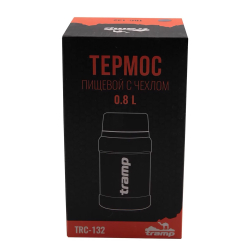 Tramp Термос с широким горлом 0.8 л с сумкой, TRC-132, синий
