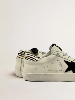 Super Star with black star and zebra heel tab