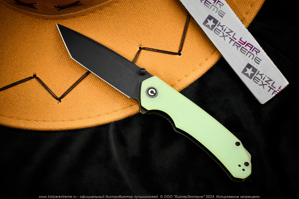 Нож Civivi Brazen C2023E, сталь D2 BlackWash, Natural G10