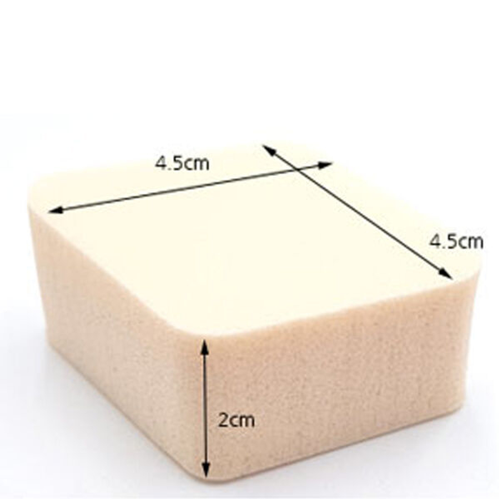Латесный спонж для нанесения макияжа «Ромб» Seven Star Inpouch High-Quality Latex Make Up Sponge (Big), 4шт