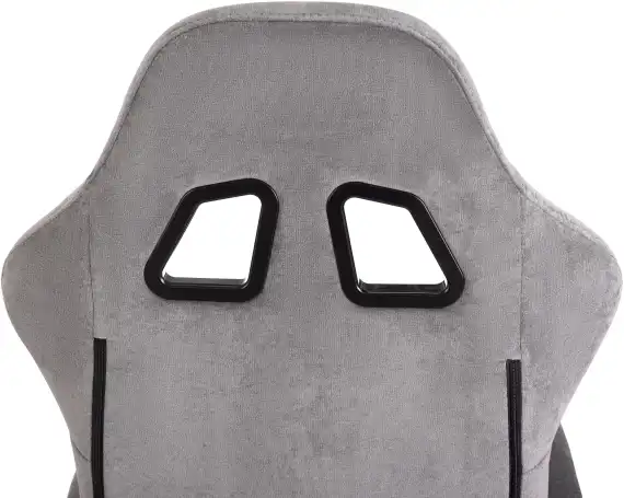 Кресло игровое Knight Terminator серый Light-19 с подголов. крестов. металл