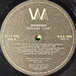 Chicago ‎– Chicago "Live" Beginnings (Канада 1983г.)