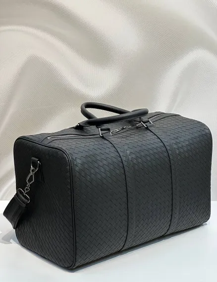 Дорожная сумка Bottega Veneta Intrecciato черный