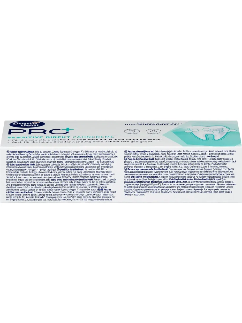 PRO+ Зубная паста "Sensitive Direct", 75 мл