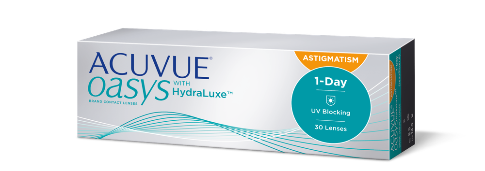 ACUVUE OASYS 1-DAY with HydraLuxe for Astigmatism (30 линз) -8,5