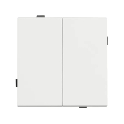 Механизм выключателя двухклавишный проходной SWT-TENDO-MKP2-SFPL-WH (230V, 10A) (Arlight, -) 054556
