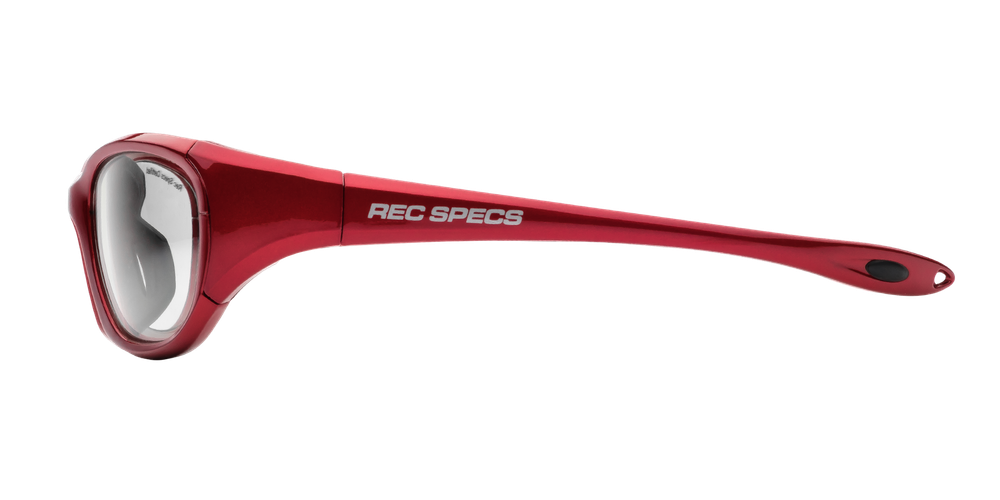Спортивные очки с диоптриями Rec Specs / Rs-50 / Shiny Crimson / Black / для подростков старше 10 лет