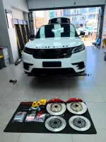 КАРБОН КЕРАМИЧЕСКАЯ УСИЛЕННАЯ ТОРМОЗНАЯ СИСТЕМА ДЛЯ LAND ROVER RANGE ROVER VELAR L560 Рестайлинг 2023+ Ленд Ровер